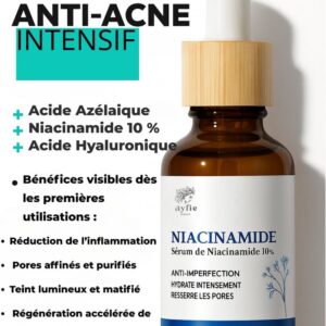 Sérum Anti-Acné Intensive AYLI – Niacinamide 10% + Acide Azélaïque